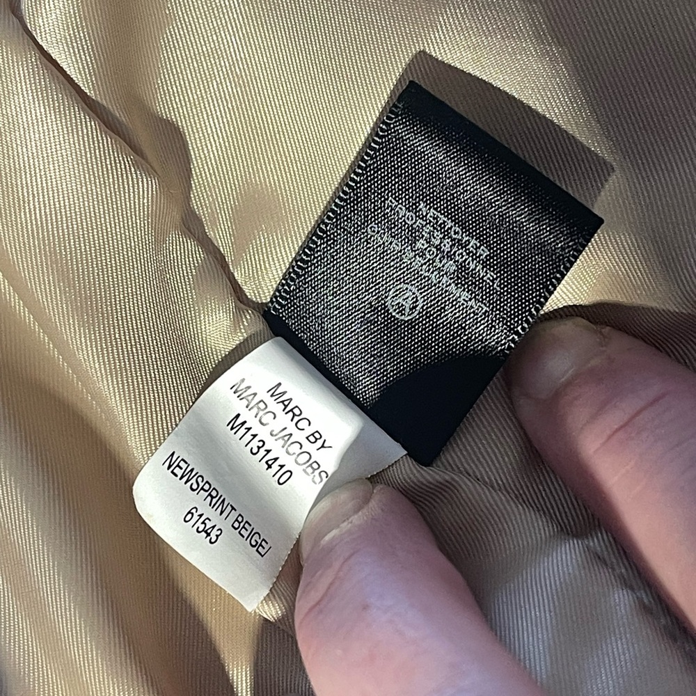 Marc Jacob’s Women's Cream Leather Jacket - Picture 5 of 5